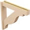 Ekena Millwork 5 1/2-in W x 28-in D x 28-in H Funston Block Rough Cedar Woodgrain TimberThane Outlooker, Primed Tan OUTUR055X28X28FST44RCPR - alternate 6